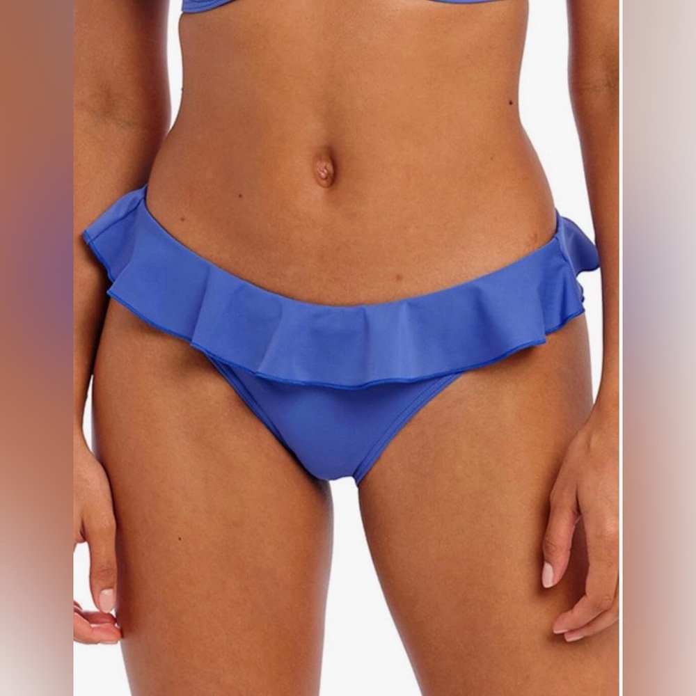 Freya Blue Ruffle Bikini Bottom